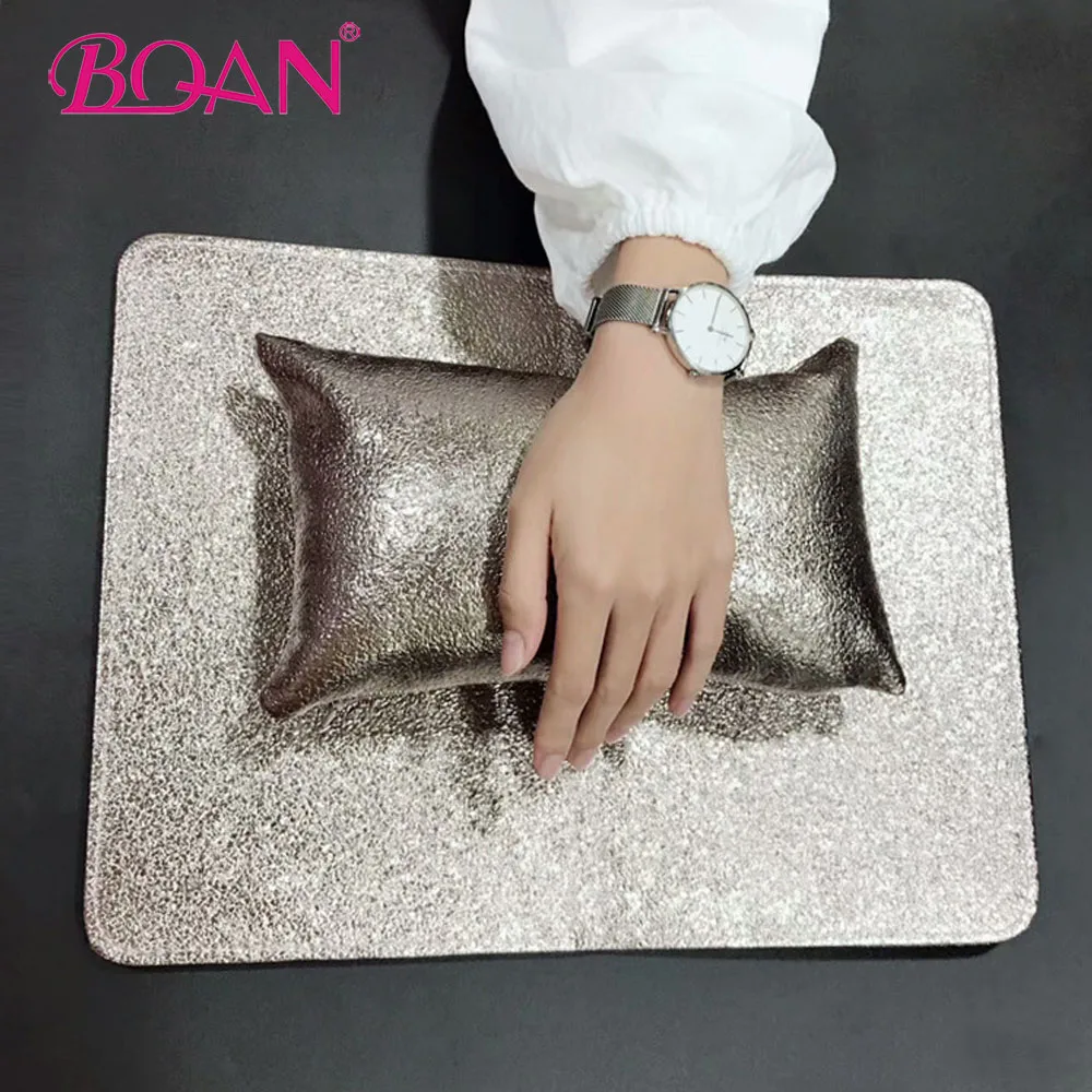 BQAN 1 комплект, ручная Подушка, коврик для рук, держатель для подушки, губка, подставка для рук, складной коврик для ногтей, инструмент для маникюра, для маникюра, для маникюрного салона
