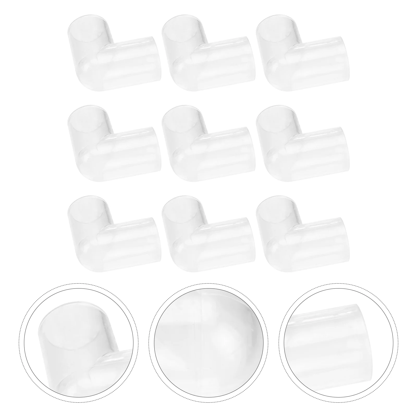 

10 Pcs 16mm Tank Pipe Connector Acrylic Tube Connector Aquarium Fitting Supply