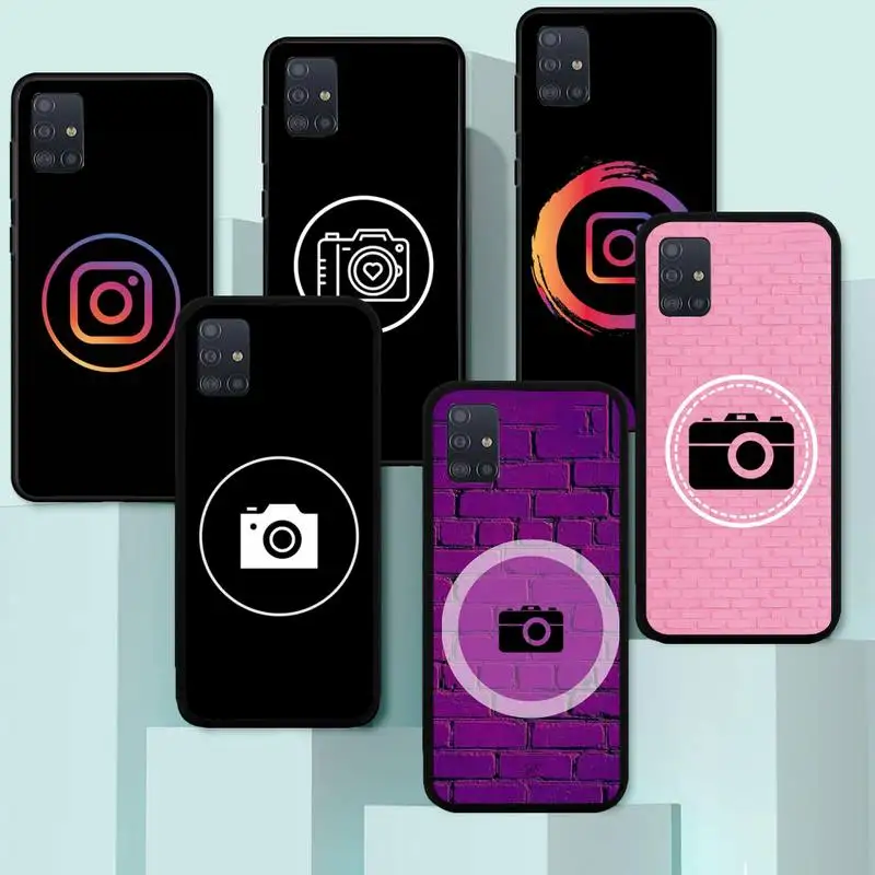 

New Instagram LOGO Custom Photo Phone Case for Samsung A20 A10 A50 A51 A52 A70 A750 A720 A530 2018 lite cover Funda