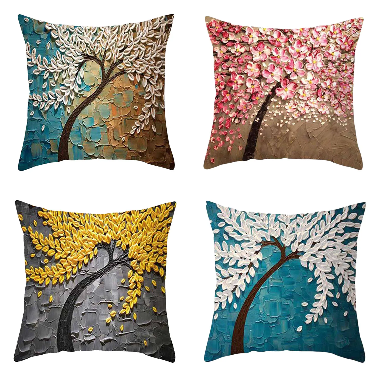 Новинка домашние товары наволочки для подушек с 3d рисунком масляной живописи