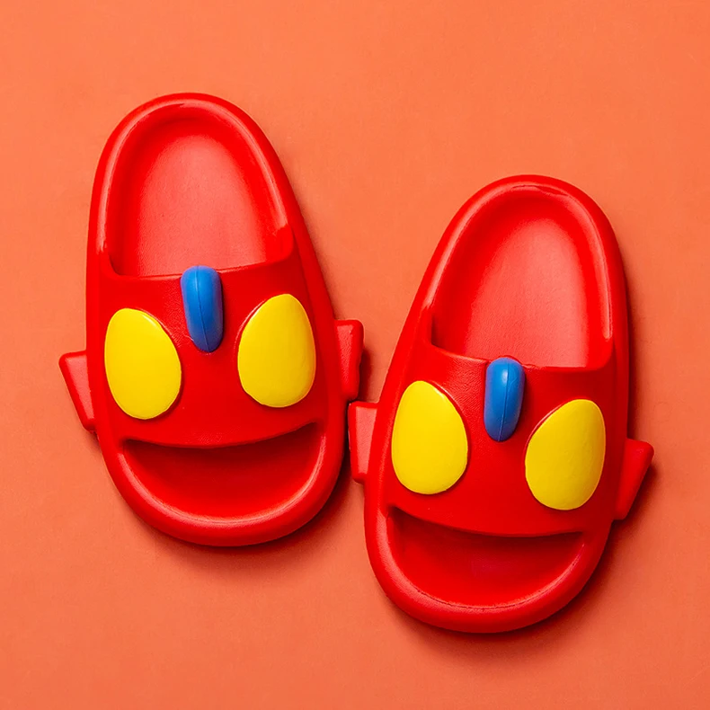 

Mo Dou 2021 New Children Slippers Cool Slides for Kids Cartoon Color Mixed Shoes Bathroom Slippers Beach Indoor Outdoor EVA