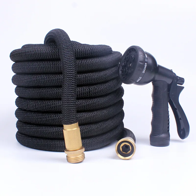 25FT-100FT Flexible Garden Hose Expandable Water Hose Pipe Watering Spray Gun Set Car Watering Hose with Spray Gun Watering Kit