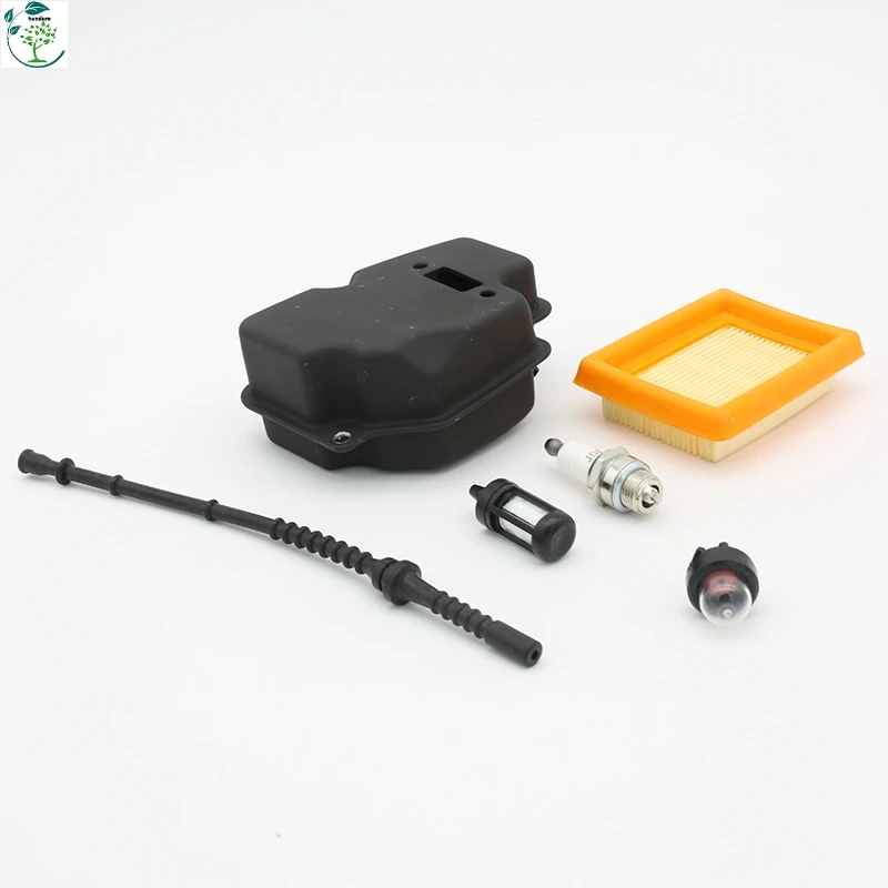 Выхлопной глушитель подходит для Stihl FS120 FS200 FS250 воздушный топливный фильтр Линия