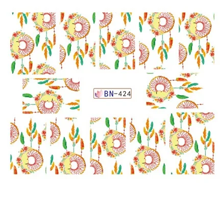 Водная наклейка для фотографий водная водных чернил сова стикер дизайна