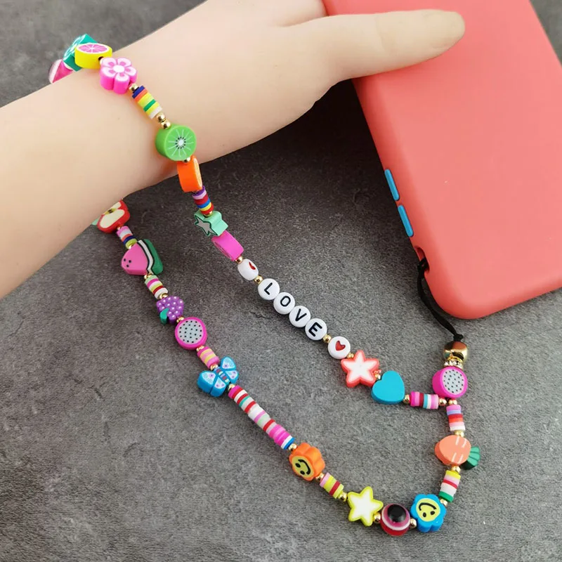 Универсальные чехлы для мобильного телефона ремешок с подвеской акриловая