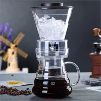 500ml reusable ice drip coffee filter tools glass percolators espresso coffee dripper pot ice cold brew coffee maker
