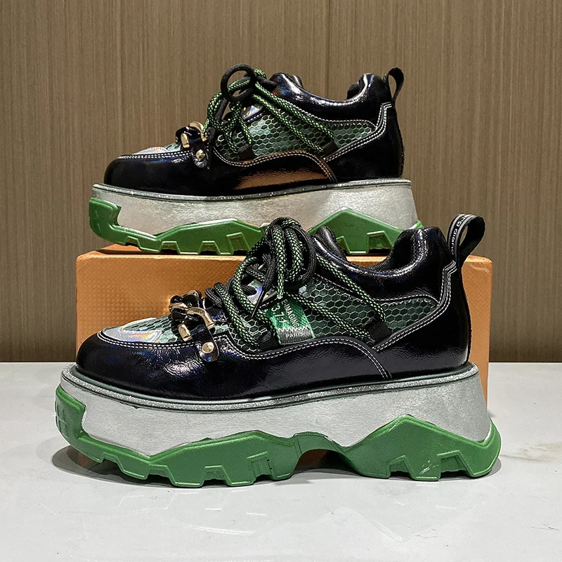 

Женские кроссовки 2021, белые кроссовки, дышащие сетчатые кроссовки, Женская Вулканизированная обувь, кроссовки на платформе