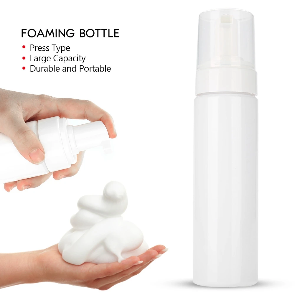 

200ML Tattoo Foaming Press Pump Bottle Cyanophyta/Green Algae Watering Can Soap Dispenser for Cosmetic Foam Supply