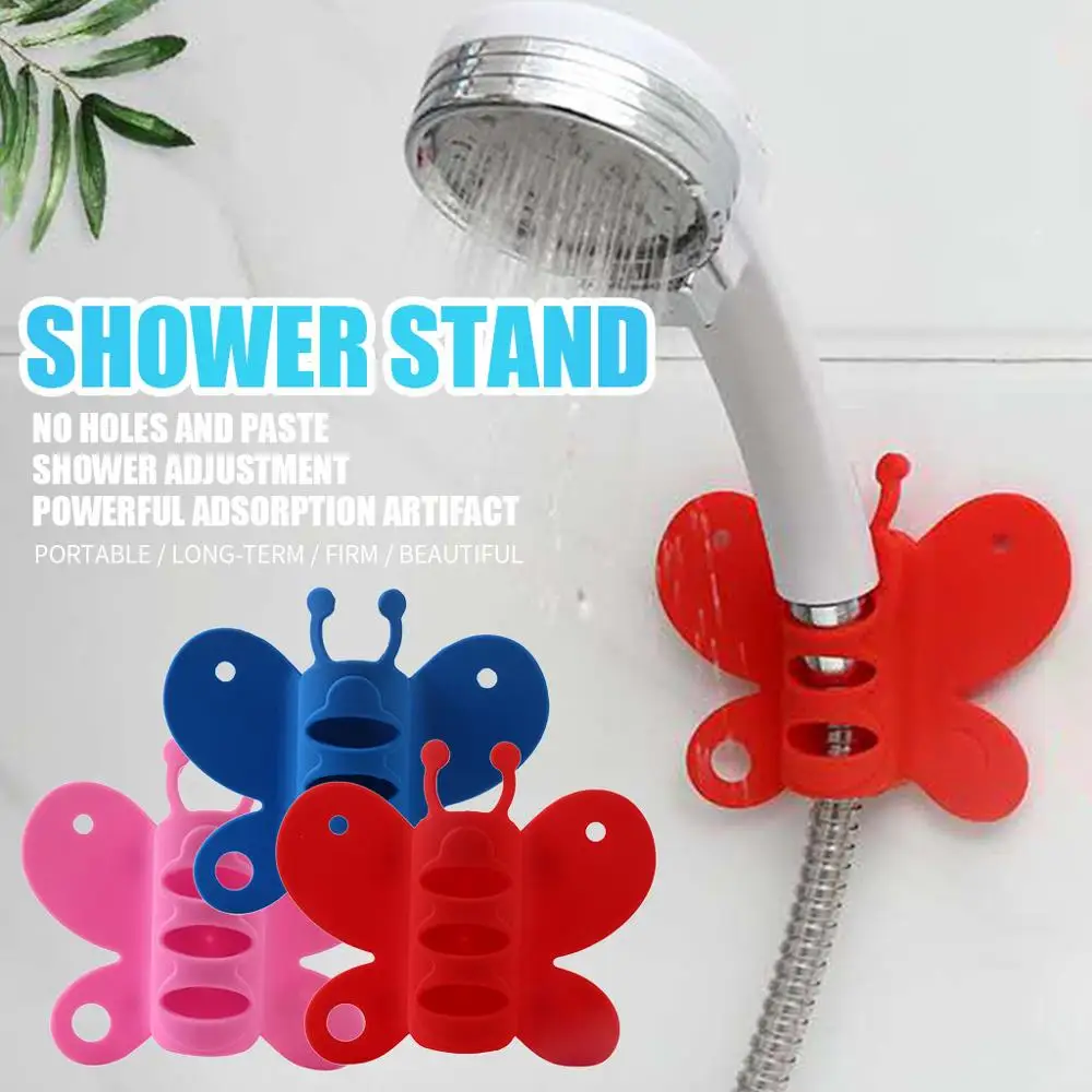 Ванная комната бабочка кронштейн сильный прикрепляемые Насадки для душа