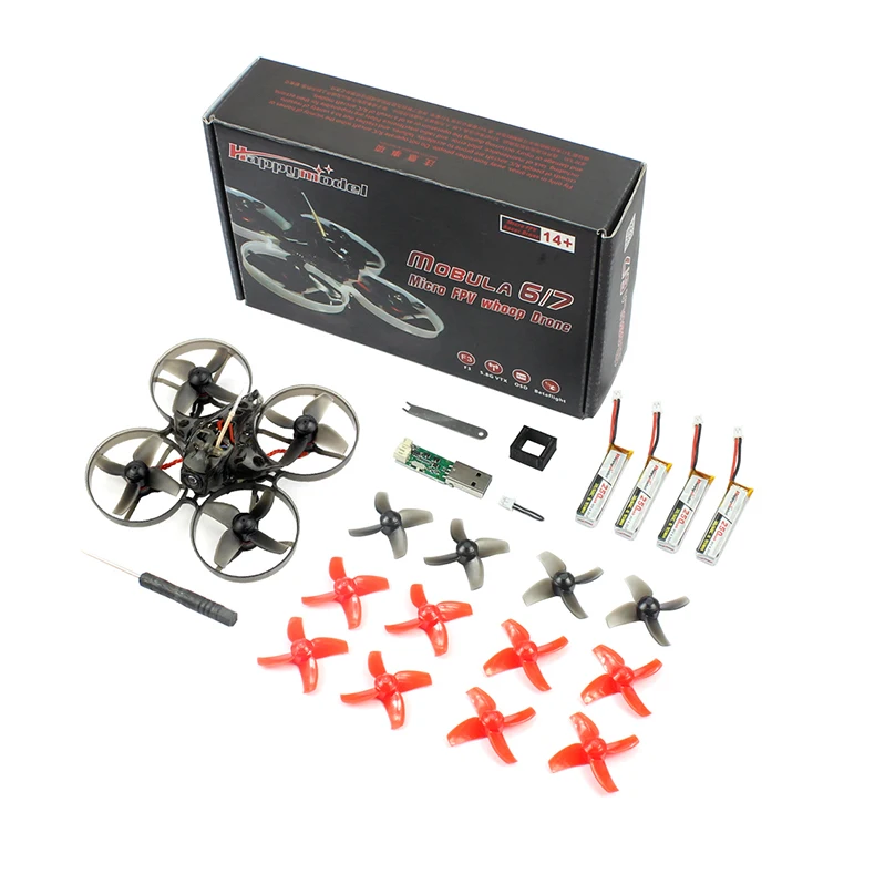 DSM-2DSM-X Basic Happymodel Mobula 7 75 мм Mobula6 65 мм Bwhoop Crazybee F4 Pro OSD 2S FPV гоночный Дрон Квадрокоптер обновление BB2 ESC 700TVL Mobula 6 - Цвет: DSM-2DSM-X Basic