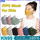 От 4 до 8 лет Детские FFP2 маски 4-слойные Mascarilla KN95 Infantil ffp2mask для детей Mascarillas FPP2 Homologada детская маска FP2 FFPP2 FFP3