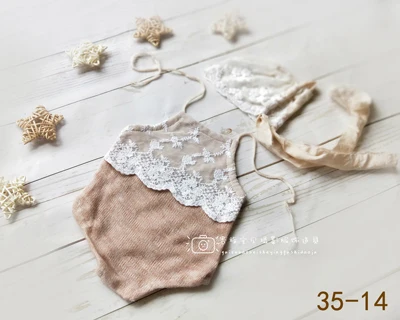 set 20 Шапочка для маленьких мальчиков и девочек+ комбинезоны, Одежда для новорожденных, одежда для выпускного, наряд для фотосессии, аксессуары для фотосессии - Цвет: set 20