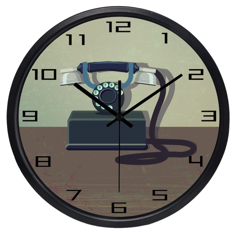 

European retro nostalgic American mute home decoration wall clock Elegant and noble gift clock