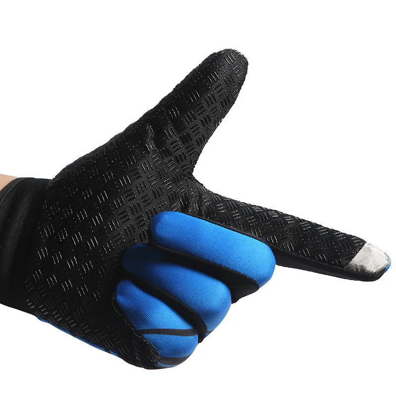Перчатки Windstopers, Нескользящие ветрозащитные теплые зимние мужские Разноцветные перчатки для верховой езды от AliExpress WW