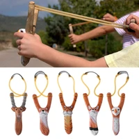 new hunting slingshot animal sculpture wood shooting catapult outdoor powerful for outdoor shooting fishing catapult natura wood