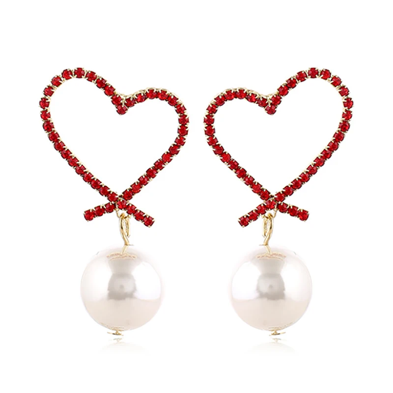 Новые модные женские милые висячие серьги ZHINI с искусственным жемчугом для