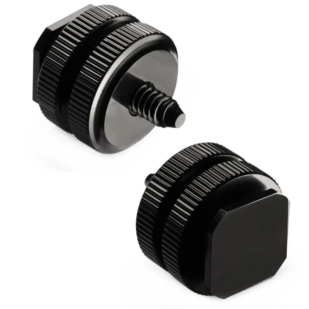 

1/4'' Hot Shoe Adaptor + Tripod Mount + Screw For GoPro Hero 2 3 3+ DSLR Cameras