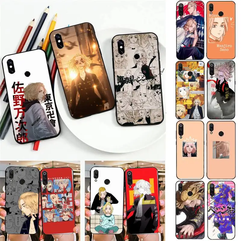 

Anime Tokyo Revengers Mikey Phone Case For Redmi note 8Pro 8T 6Pro 6A 9 Silicone Fundas for Redmi 8 7 7A note 5 5A note 7 Capa