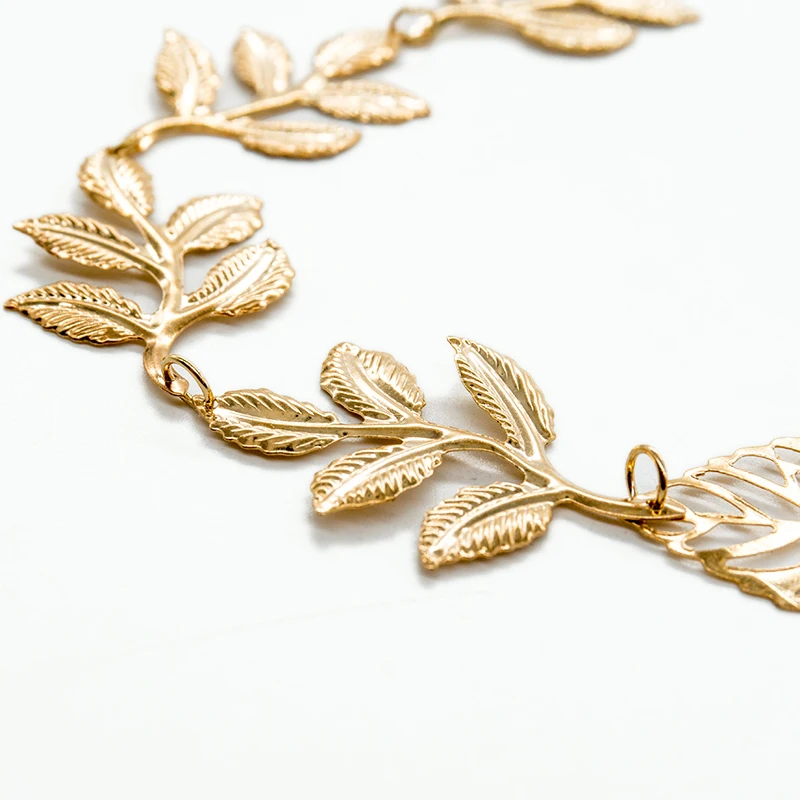 Золотой металлический лист Бабочка заколка для волос Сеть ювелирных свадебные