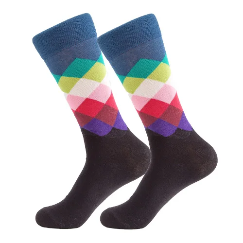 Happy Sock свежие носки с фруктами красочные женские модные авокадо суши яблоко гамбургер Харадзюку Печать Искусство Calcetines Mujer - Цвет: MM0367-10