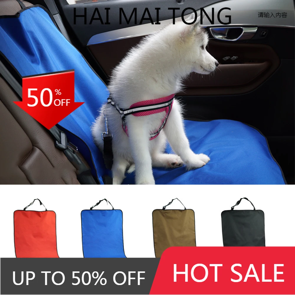 Verkauf Auto Wasserdicht Zurück Sitz Pet Abdeckung Protector Mat Hinten Sicherheit Reise Zubehör Für Katze Hund Haustier Träger Auto Hinten Zurück Sitz Matte