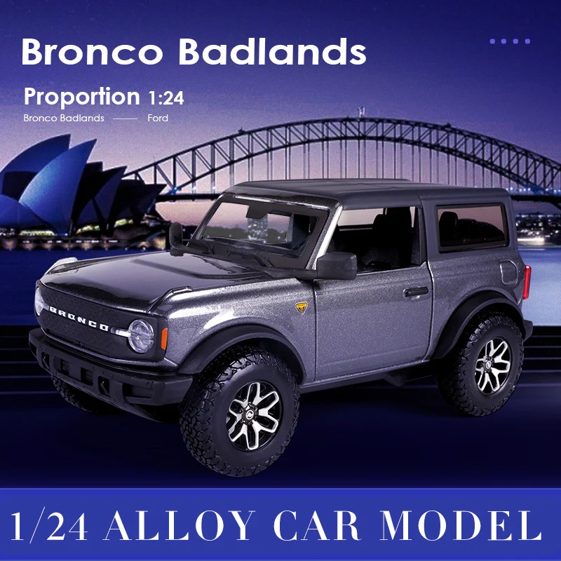 Готовая модель автомобиля Maisto 1:24 Ford 2021 bronco Wildtrak из сплава с базовым коллекционным