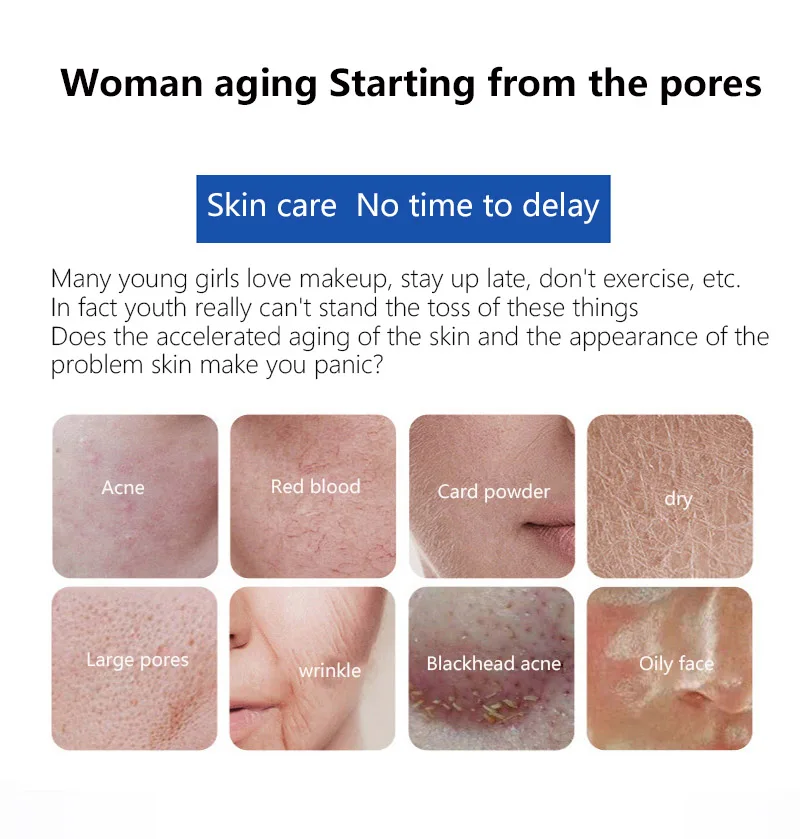Hot Cold Hammer Shrink Pore Rejuvenation Cryotherapy Skin Lifting Tighten Anti-aging Face Skin Care Beauty Equipment