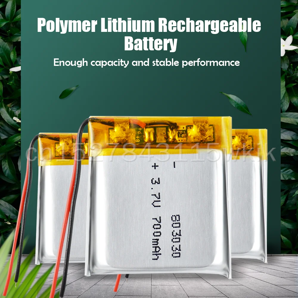 803030 3 7 V 700mAh литиевая полимерная аккумуляторная батарея Li ion Cell для умных часов GPS