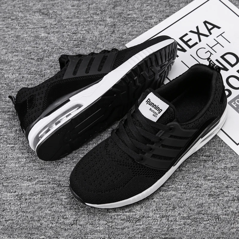 Mens Running Shoes Womens Cushioning Breathable Shoes Couple Air Cushion Sneakers Comfortable Sports Fashion Shoes Pink