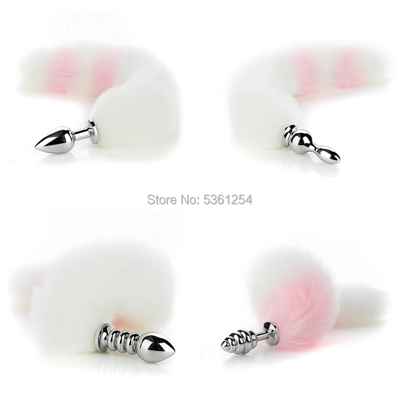 Пушистая пробка хвост для взрослых секс милая любовь БДСМ игрушки инструмент