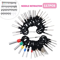117pcs car terminal removal tool wire plug connector extractor electronic devices puller release pin extractor kit