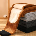 Новинка, зимние теплые мужские кальсоны, плотное шерстяное термобелье, мужские леггинсы, термоштаны, шерстяные мужские утепленные брюки до колена