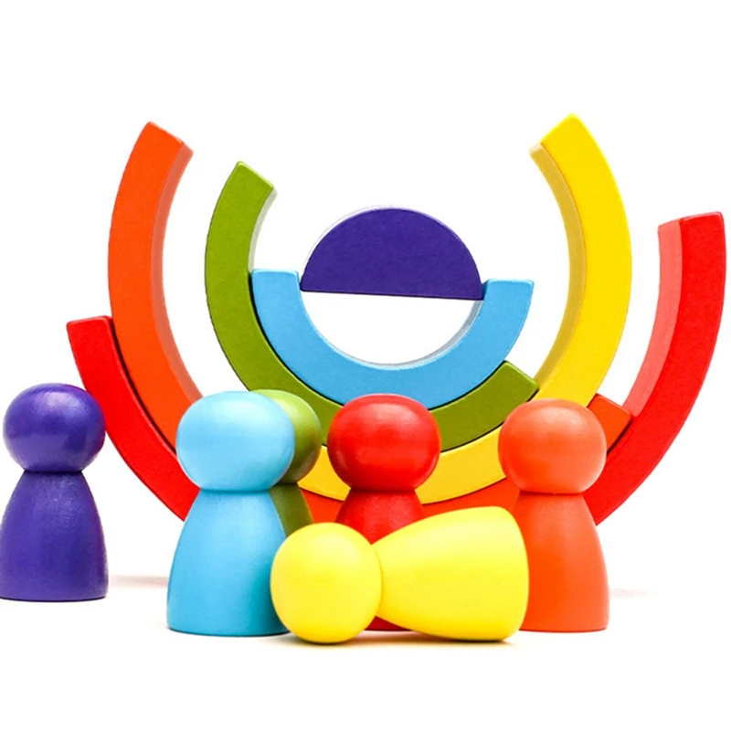 

1Pc Baby Colors Silicone Stacking Game Toys Montessori Early Eductaional Puzzle Toy Creative Building Blocks Learning Kids Gifts