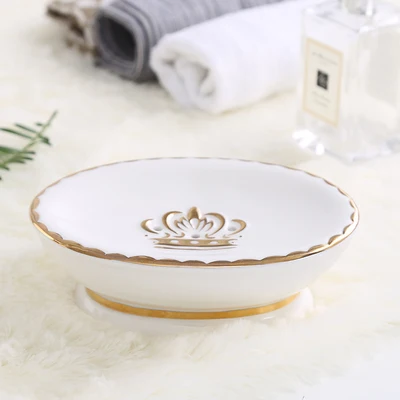 Белая овальная мыльница керамический чехол для мыла|Мыльницы| |