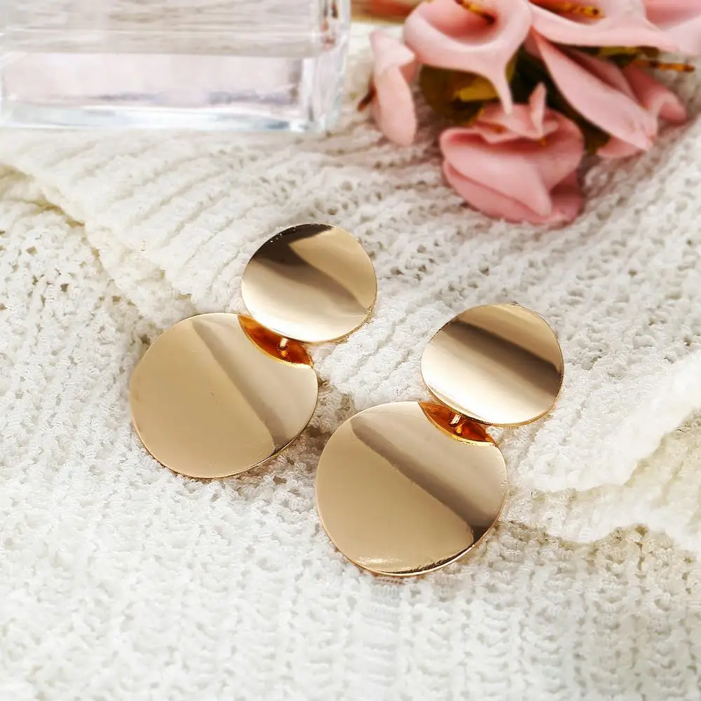 Акриловые серьги-капли в виде ракушки для женщин креативные простые