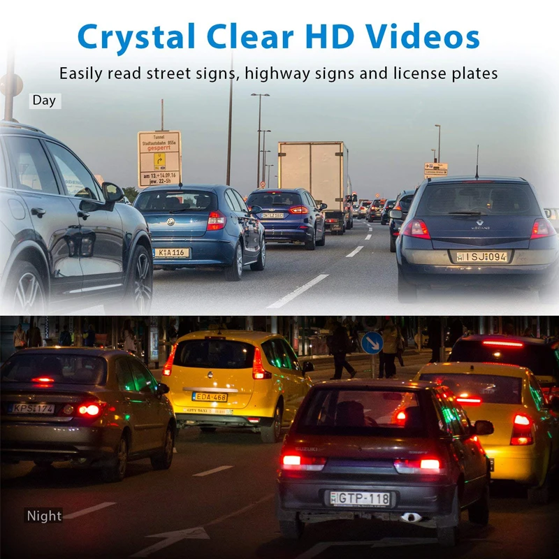 Видеорегистратор автомобильный Full HD 1080P U3 ADAS с G-сенсором