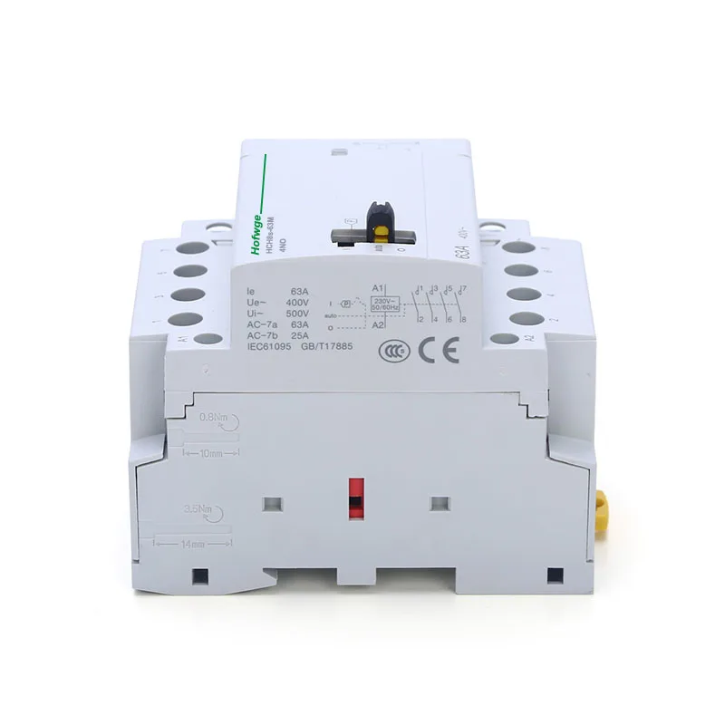 HCH8s-63 40A 100A модульный контактор 4P 63А 4NO 4NC или 2NO2NC 220 В 110 24 автоматический бытовой