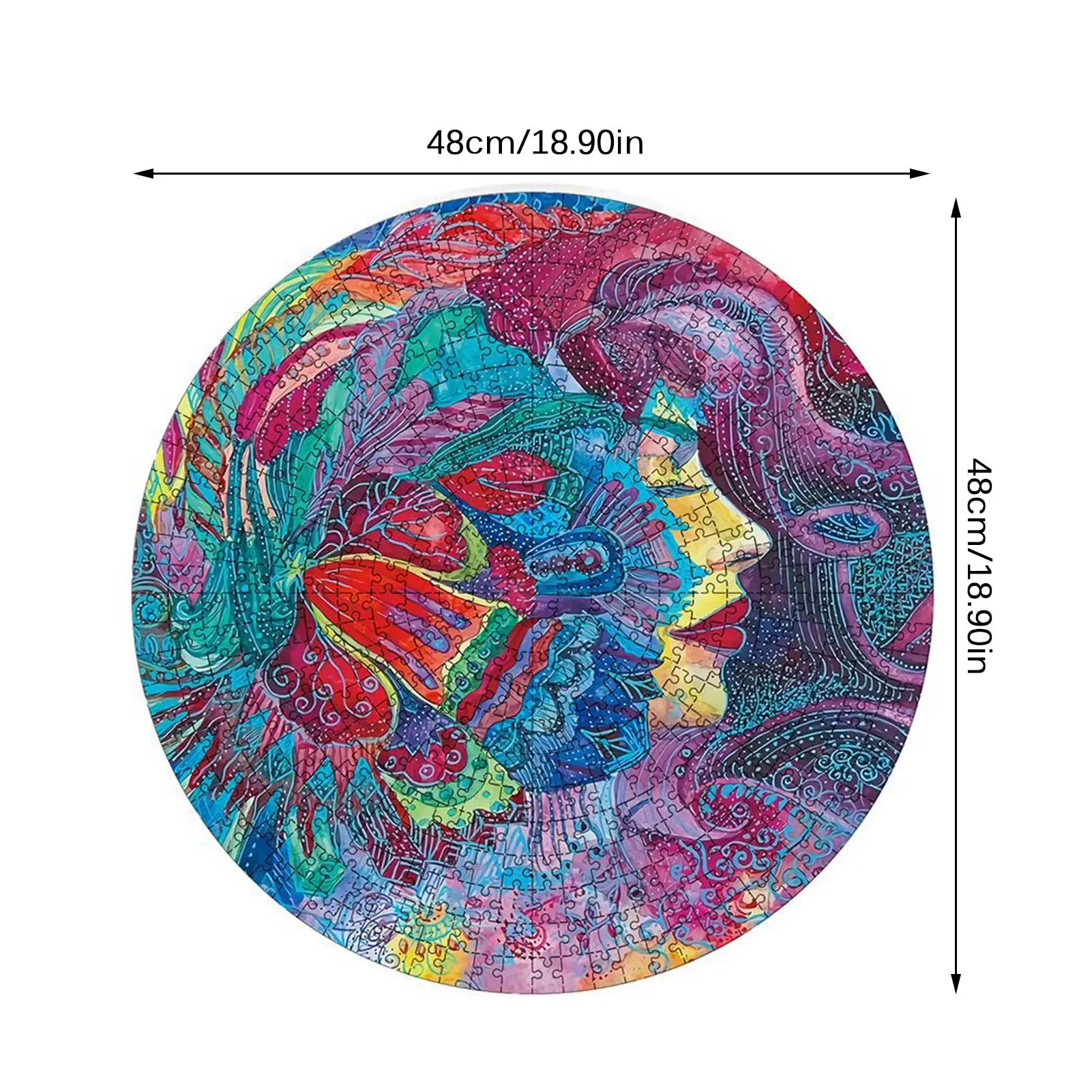 

500pcs Jigsaw Puzzles Paper Puzzle Educational Puzzle Toy For Kids/Adults Stress Relief Puzzle Toys Room Decor Stickers In Stock