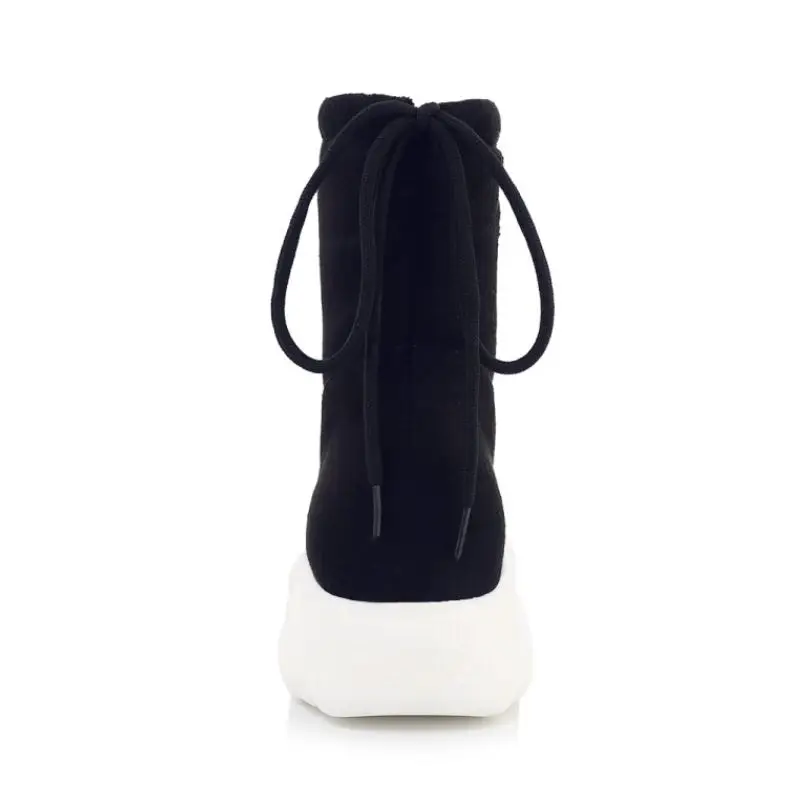 ZALAVOR Winter Women Boots Long Or Ankle Fashion Outdoor Shoes Warm Ladies Flats Platform Footwear Size 34-46 | Обувь