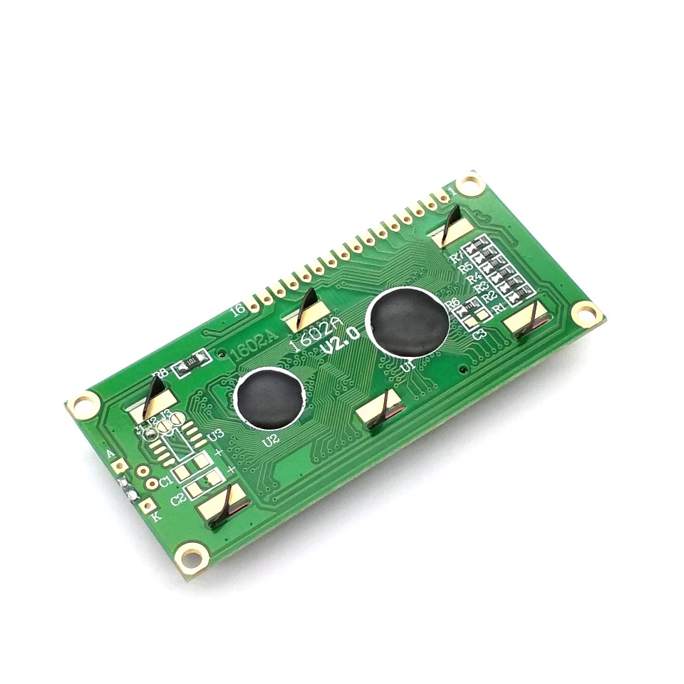 ЖК монитор 1602 А символ 5 В фотомодули дисплея подсветка желтого и зеленого цветов