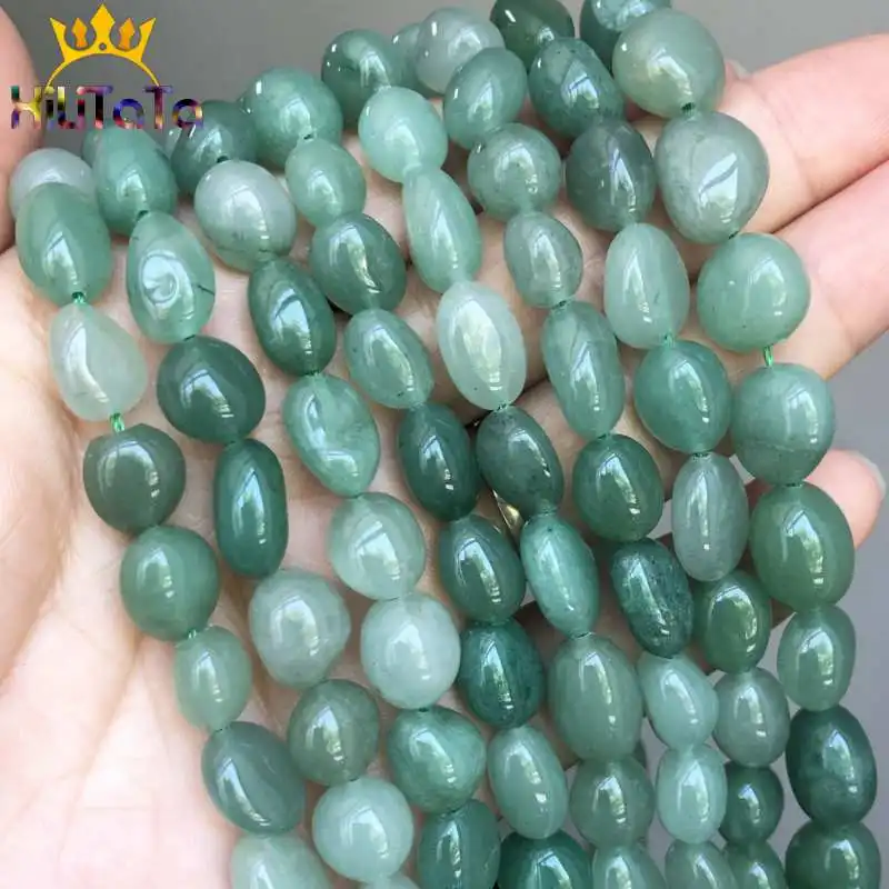 8 10 мм нестандартный натуральный камень зеленый авантюрин круглые бусины