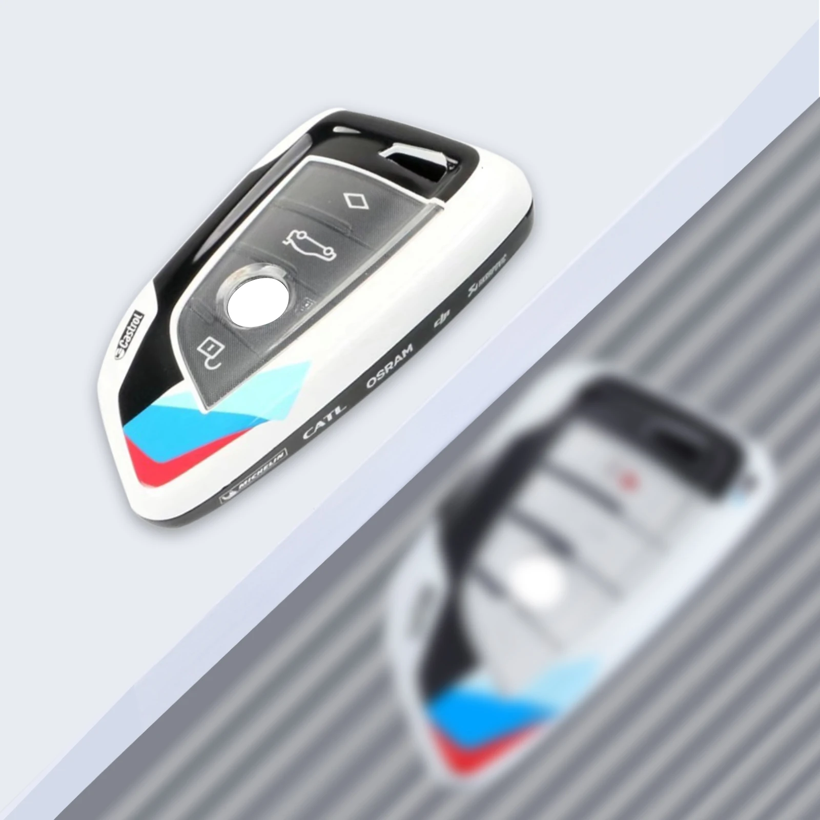 

Car Key Case Cover Key Bag For BMW F15 F16 E53 E70 E39 F10 F30 G30 X1 X3 X5 X6 1 2 5 7 Series M Performance Styling Holder Shell