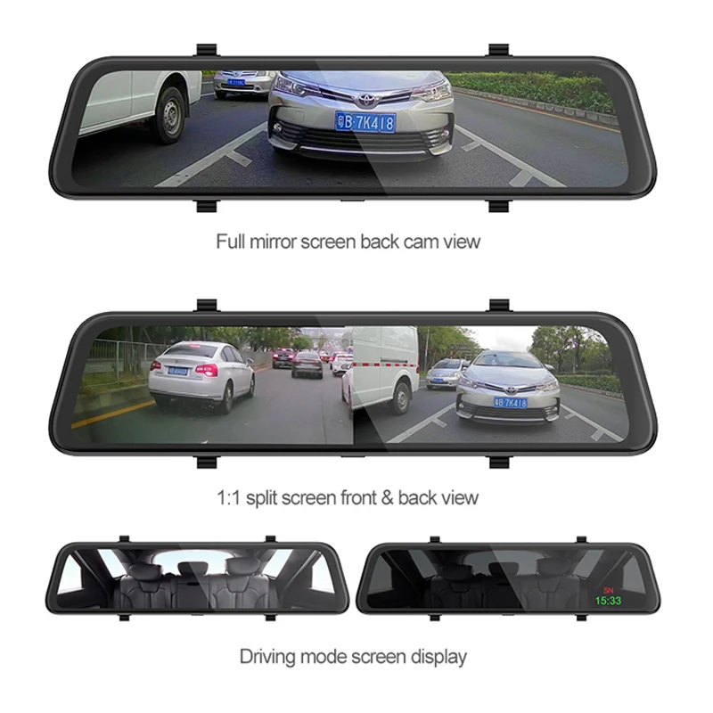 Видеорегистратор UNCOM Dash smart Автомобильная камера заднего вида с 12 дюймовым