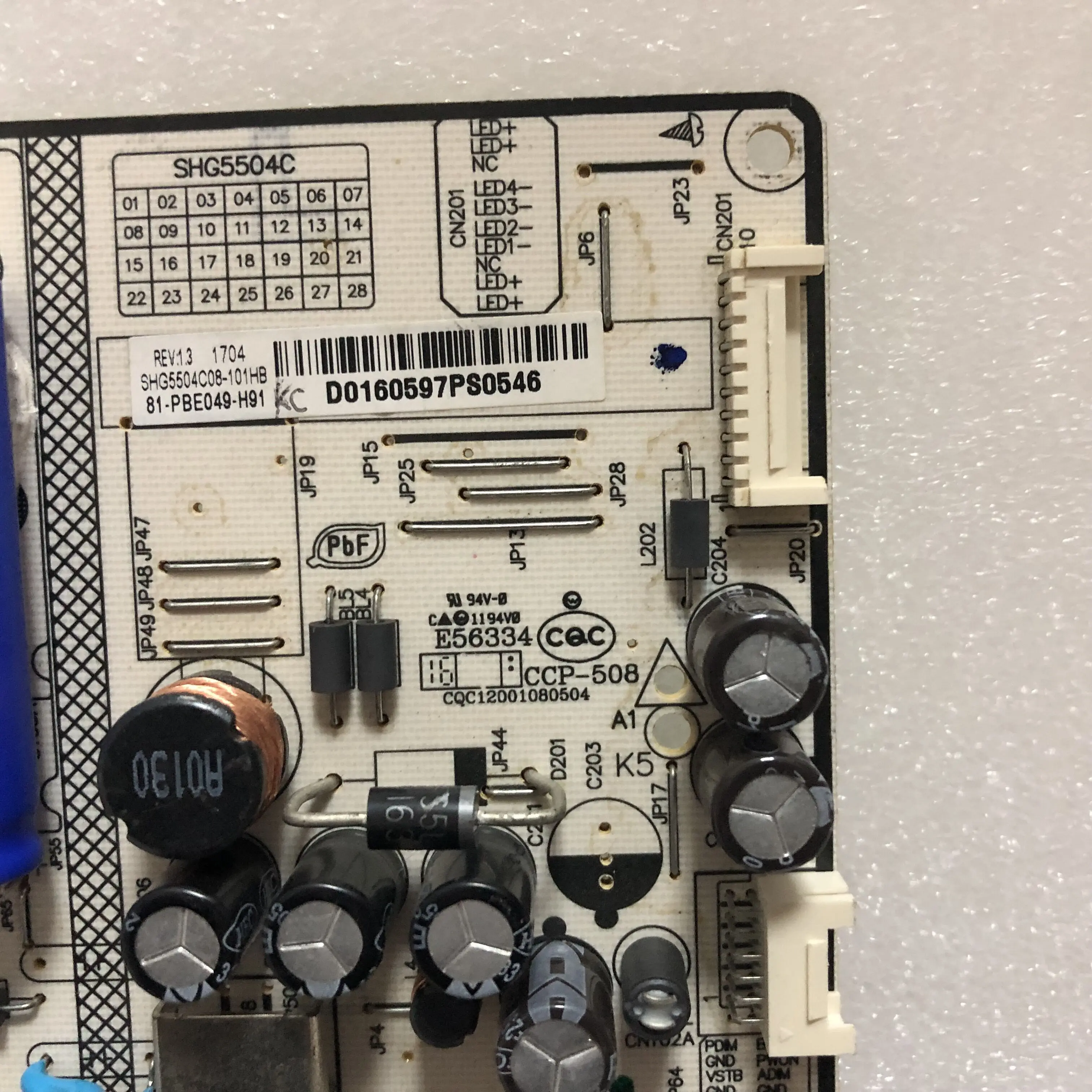 24V для D60A620U плата питания SHG5504C 101H 81 PBE060 H01 PBE049 H91 SHG5504C|ЖК-экраны и панели планшетов| |