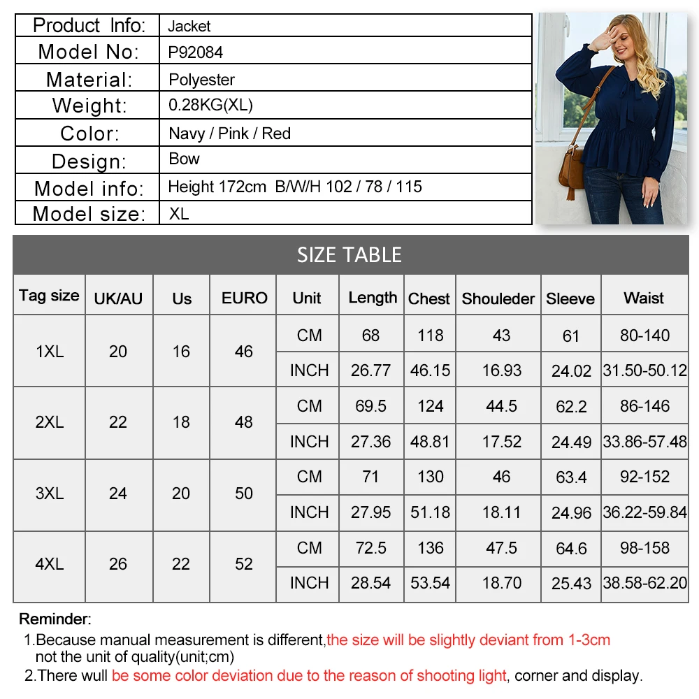 Элегантная женская рубашка размера плюс на весну 2020 однотонная тонкая розовая