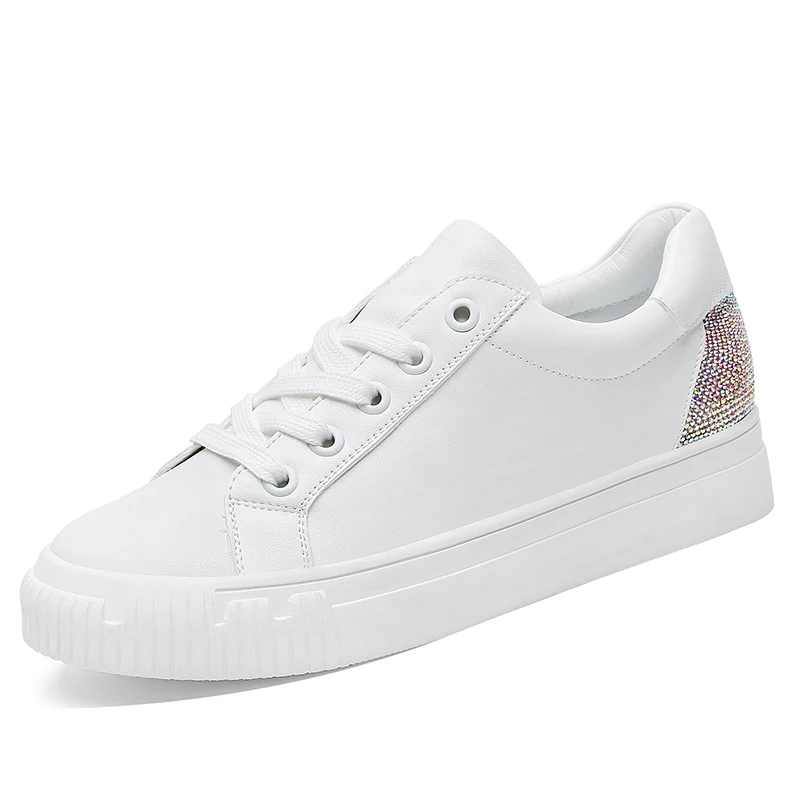 

Туфли низкие на плоской подошве с круглым носком, однотонные туфли на шнуровке, женская обувь на платформе