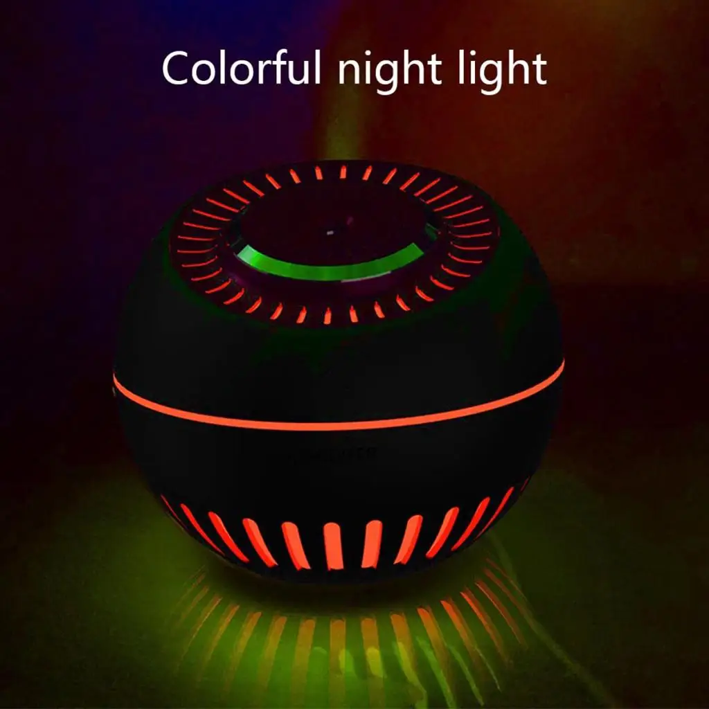 Увлажнитель воздуха с лампочсветильник и диффузором 7 цветов USB | Бытовая техника