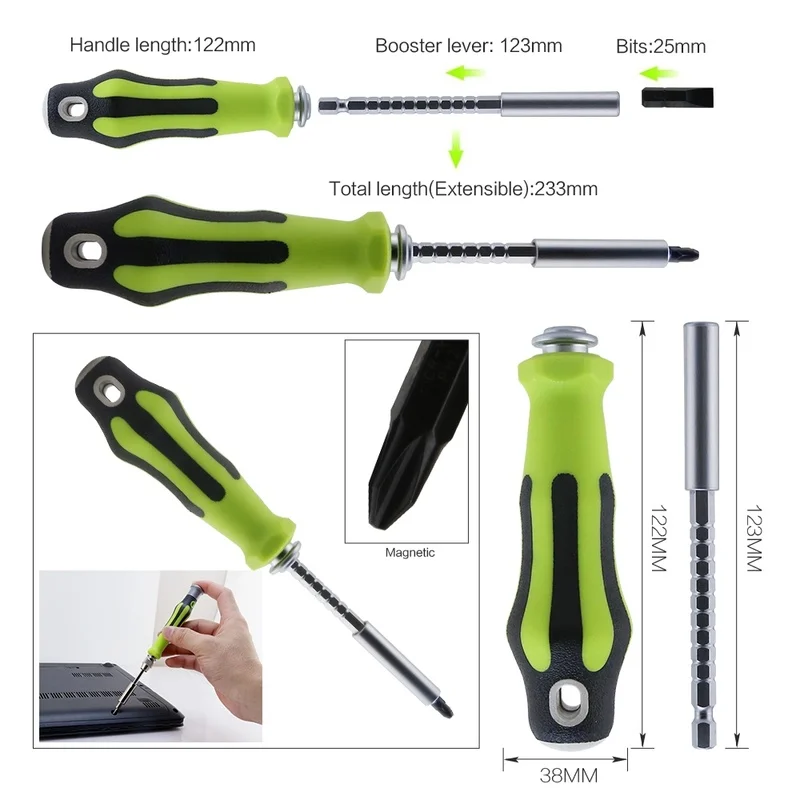 BST 8914 Набор отверток для компьютера ручные инструменты 37 шт. набор магнитных