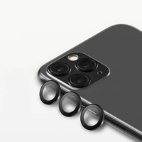 hq single camera lens integrated back protective protector for iphone 11 pro max tempered glass explosion proof alloy lens ring