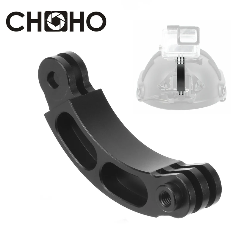 Крепление для шлема из алюминиевого сплава GoPro Hero 9 8 7 6 Xiaomi Yi SJCAM SJ4000 спортивная